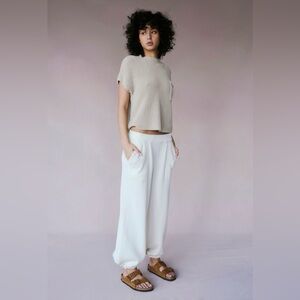 Free People Freya Sweater Co-Ord Set NWT | Size S | Oatmeal Bone Combo | Knit